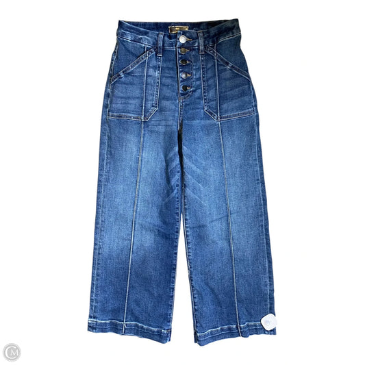 Jeans Wide Leg By Kut In Blue Denim, Size: 2