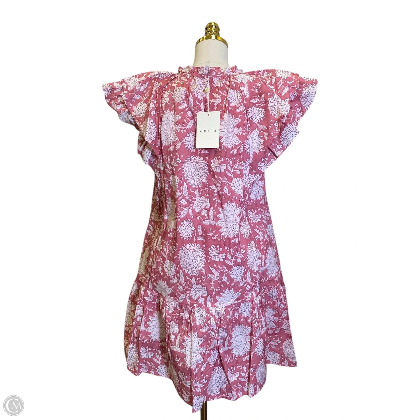 Dress Casual Midi By Entro In Pink, Size: L