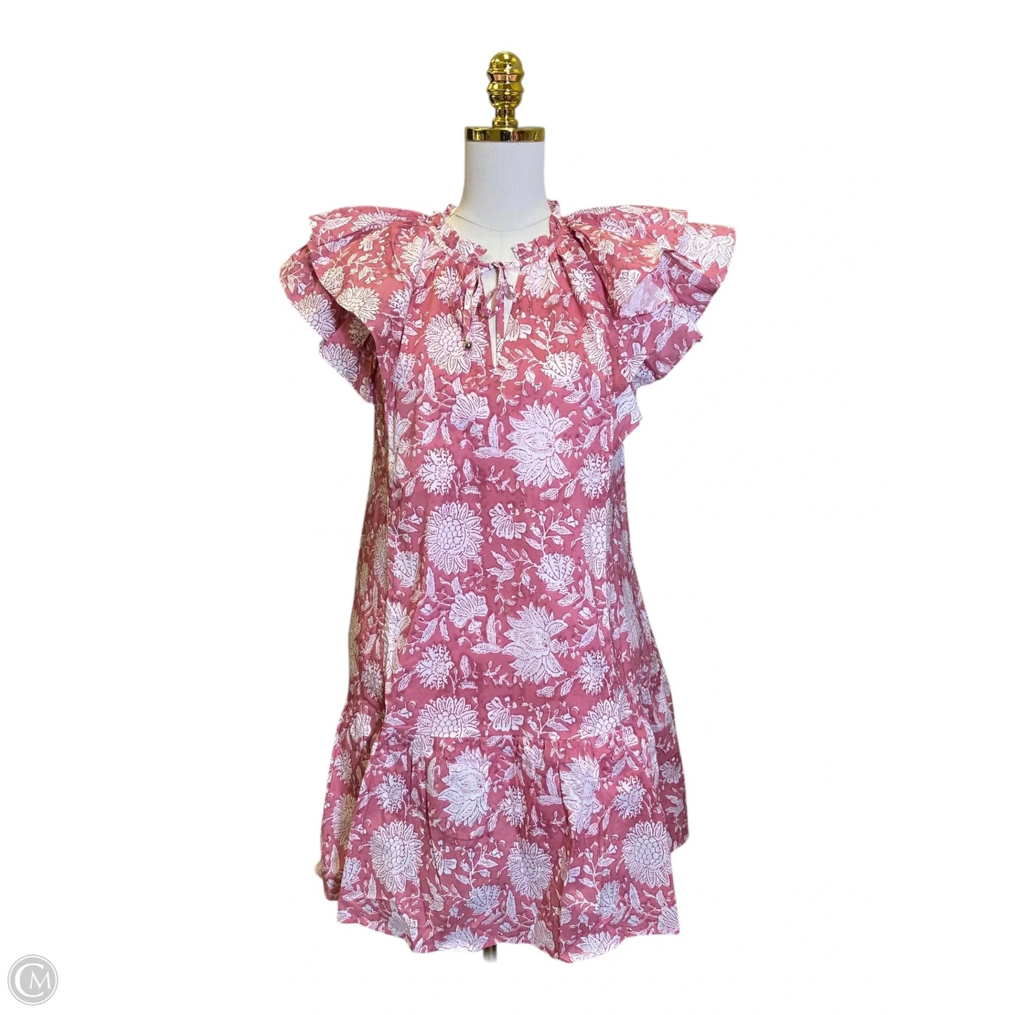 Dress Casual Midi By Entro In Pink, Size: L