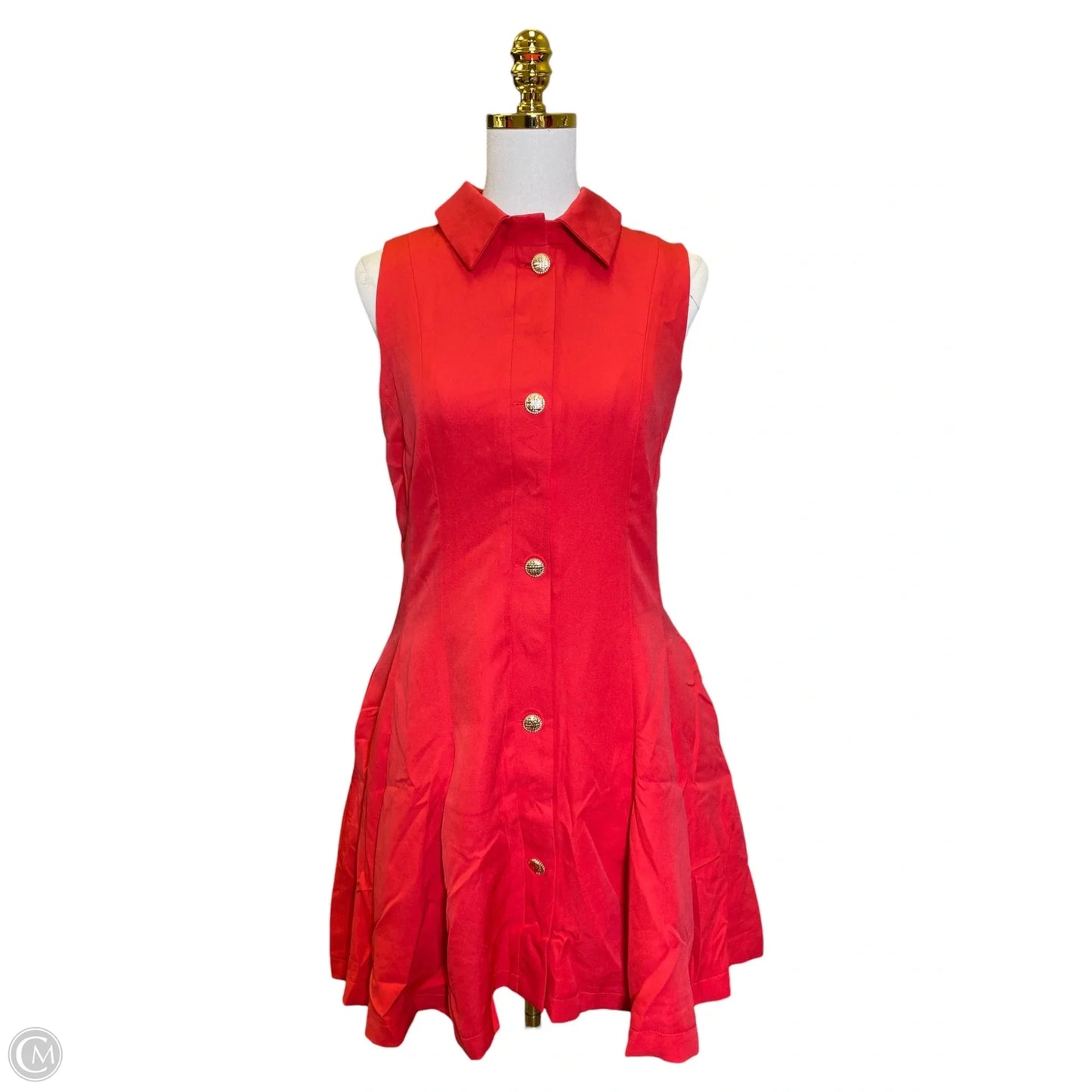Dress Casual Midi By Entro In Red, Size: L