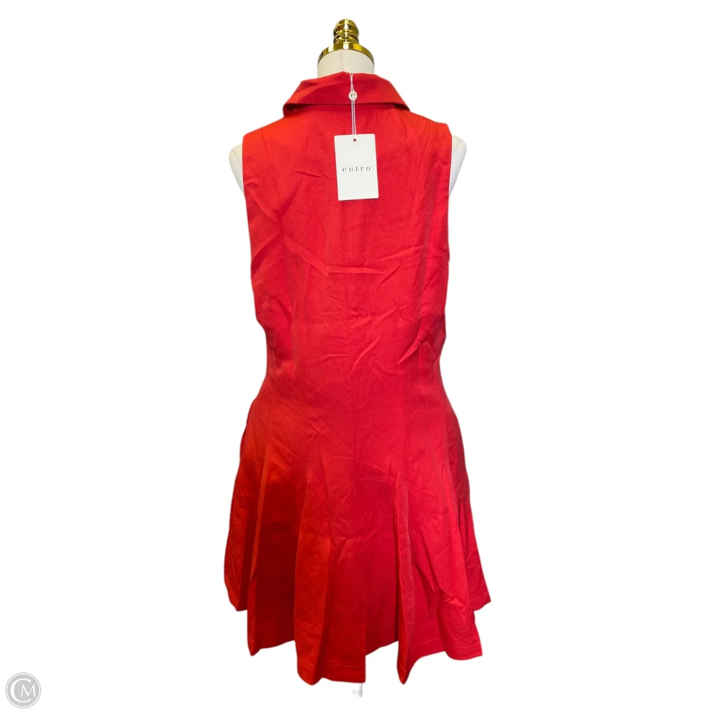 Dress Casual Midi By Entro In Red, Size: L