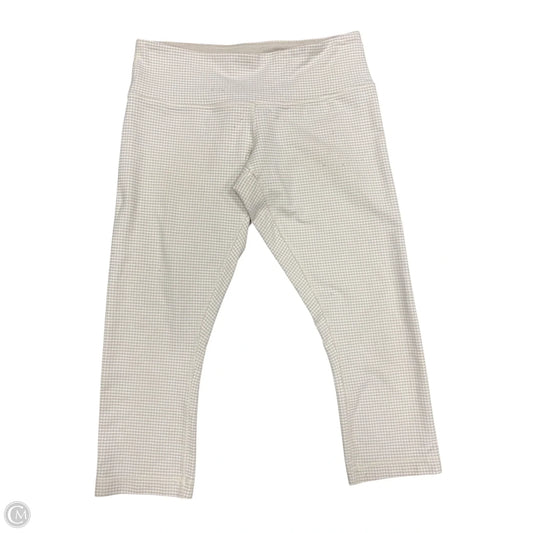 Athletic Leggings By Lululemon In White, Size: 6
