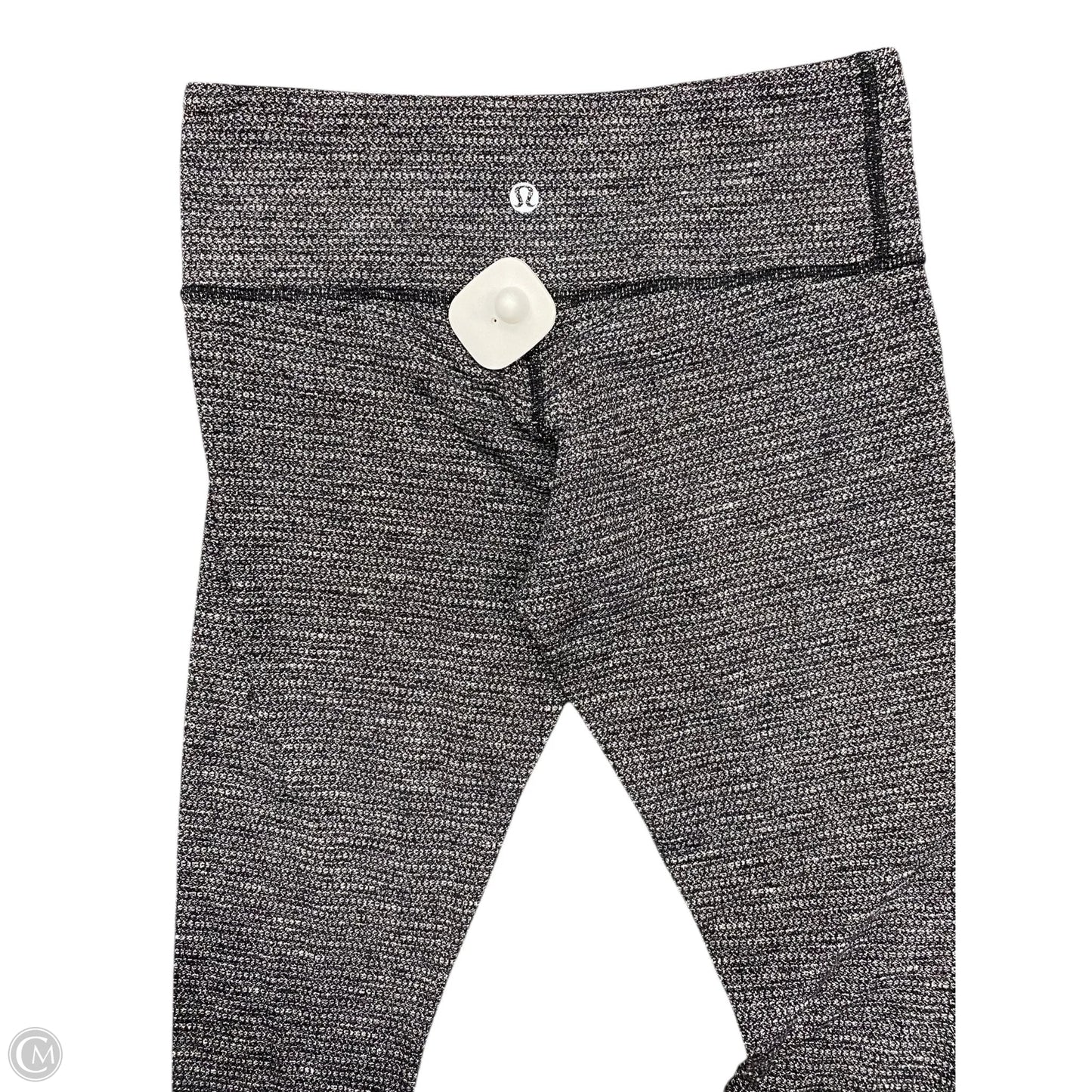 Athletic Leggings By Lululemon In Black & White, Size: 6