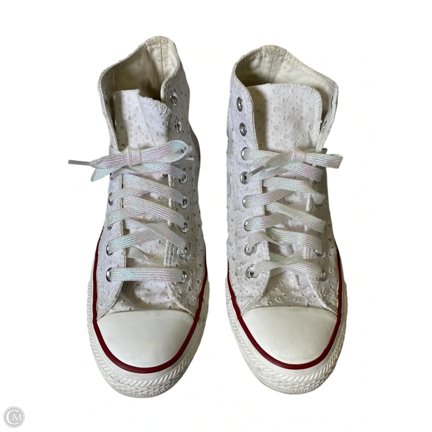 Shoes Athletic By Converse In White, Size: 10