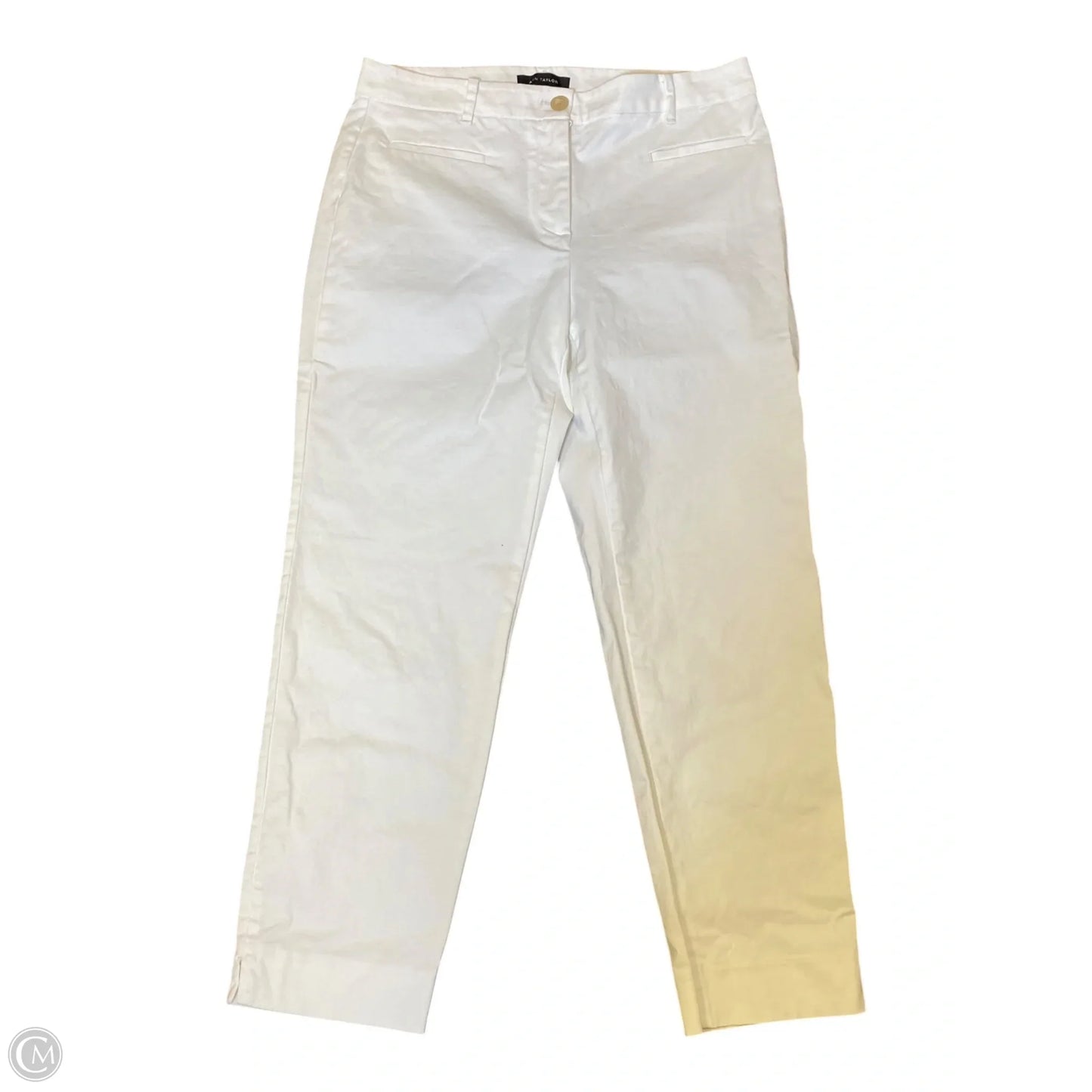 Pants Dress By Ann Taylor In White, Size: 4