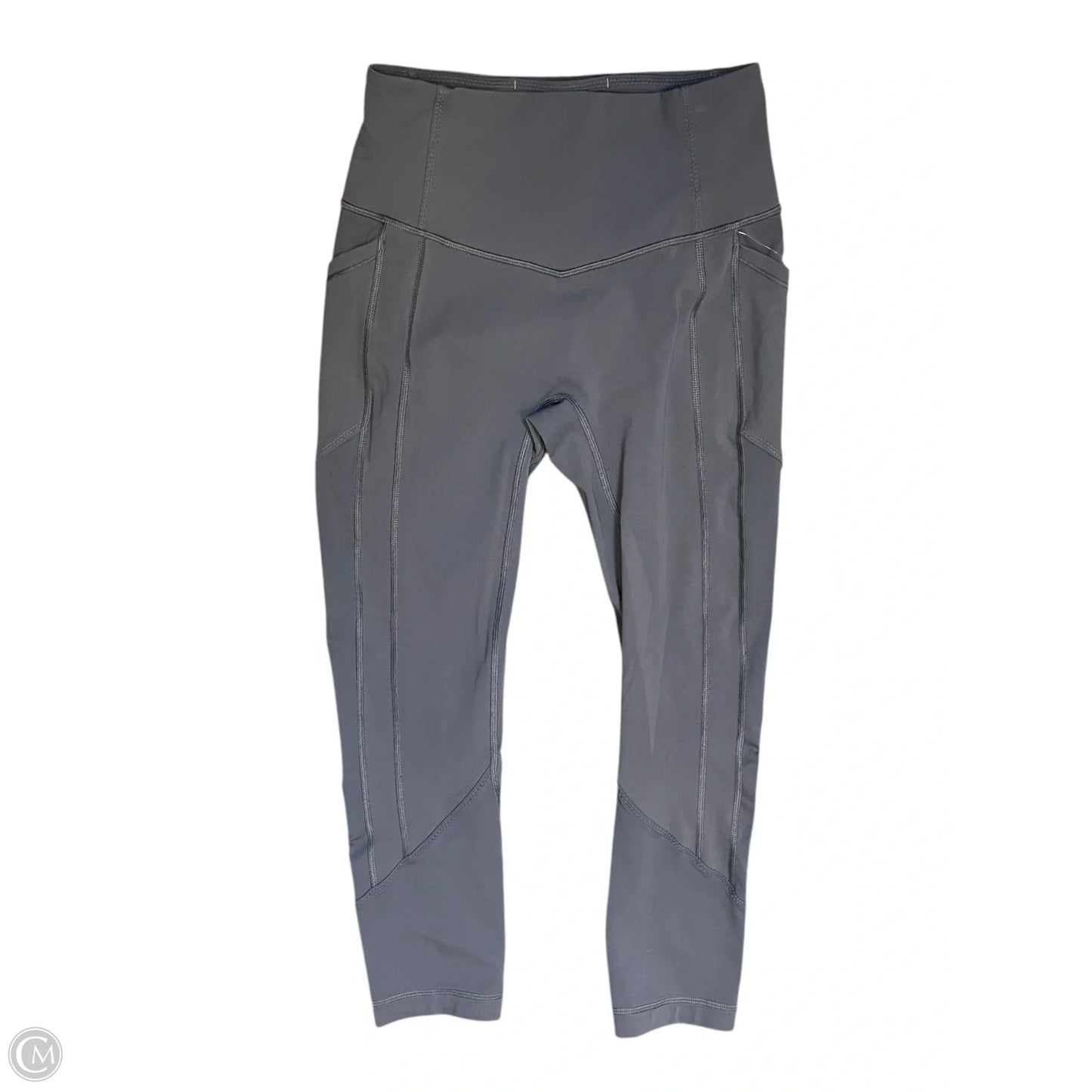 Athletic Leggings By Lululemon In Grey, Size: 6