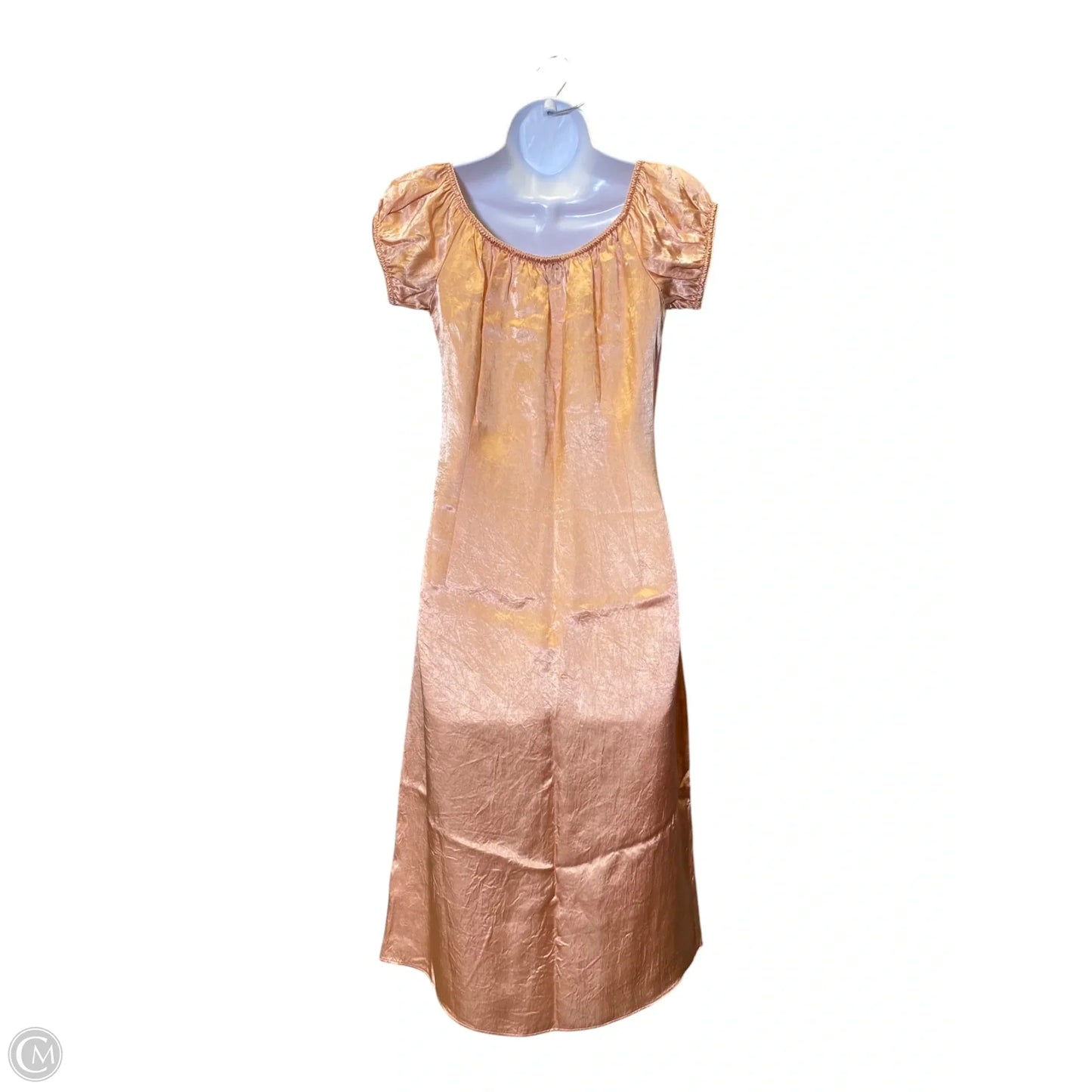 Dress Casual Midi By J. Crew In Peach, Size: 8