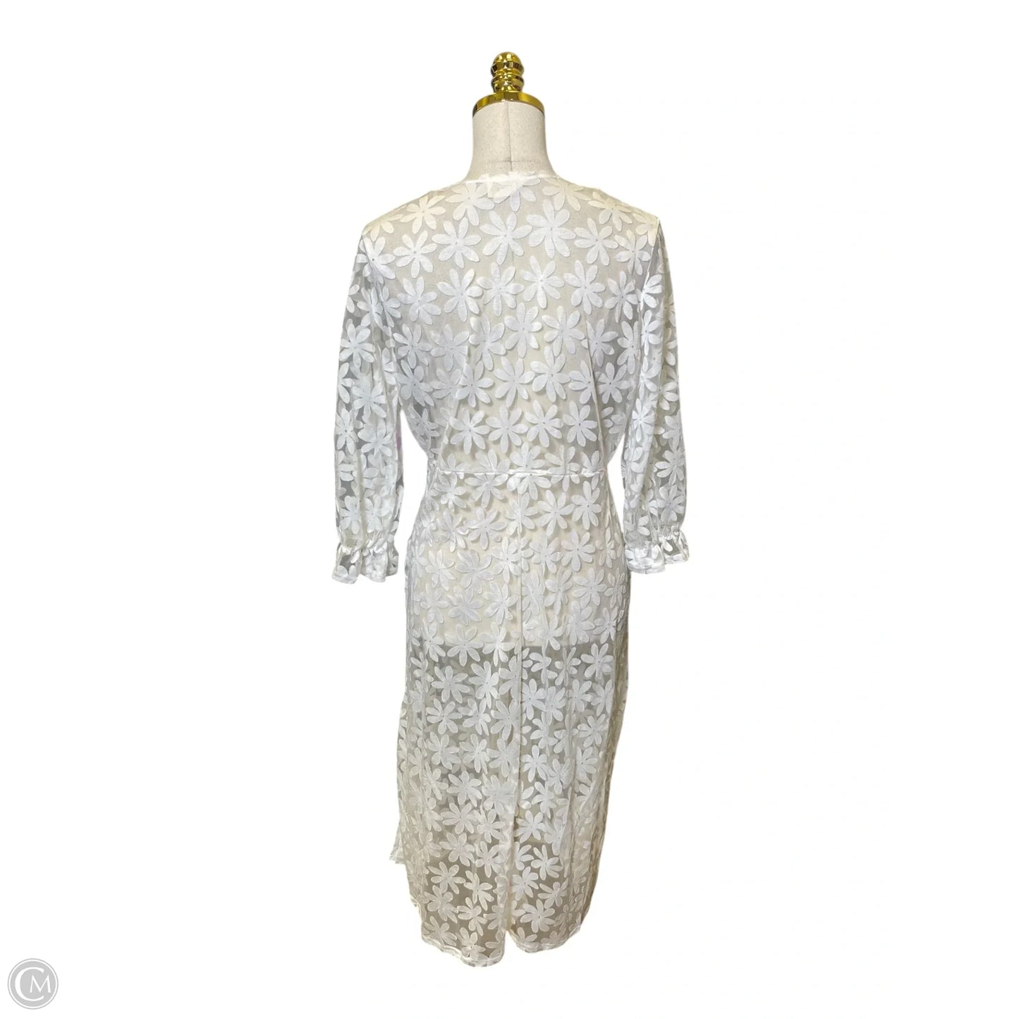 Swimwear Cover-up By Ember In White, Size: L