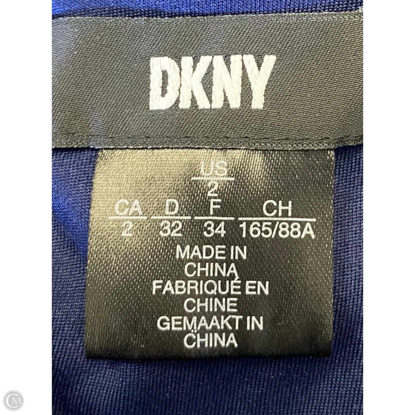 Dress Casual Midi By Dkny In Blue, Size: S