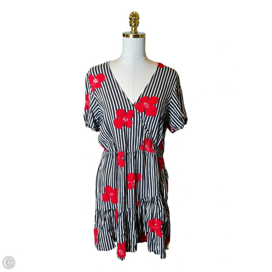 Dress Casual Midi By Madewell In Multi-colored, Size: L