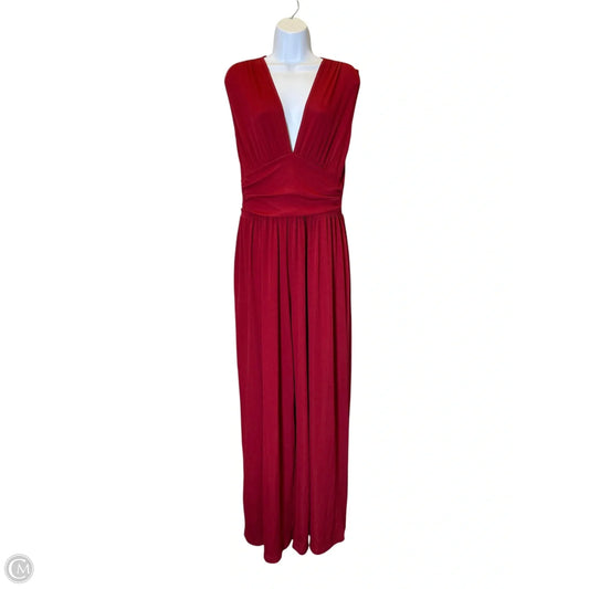 Jumpsuit By Cider In Red, Size: L