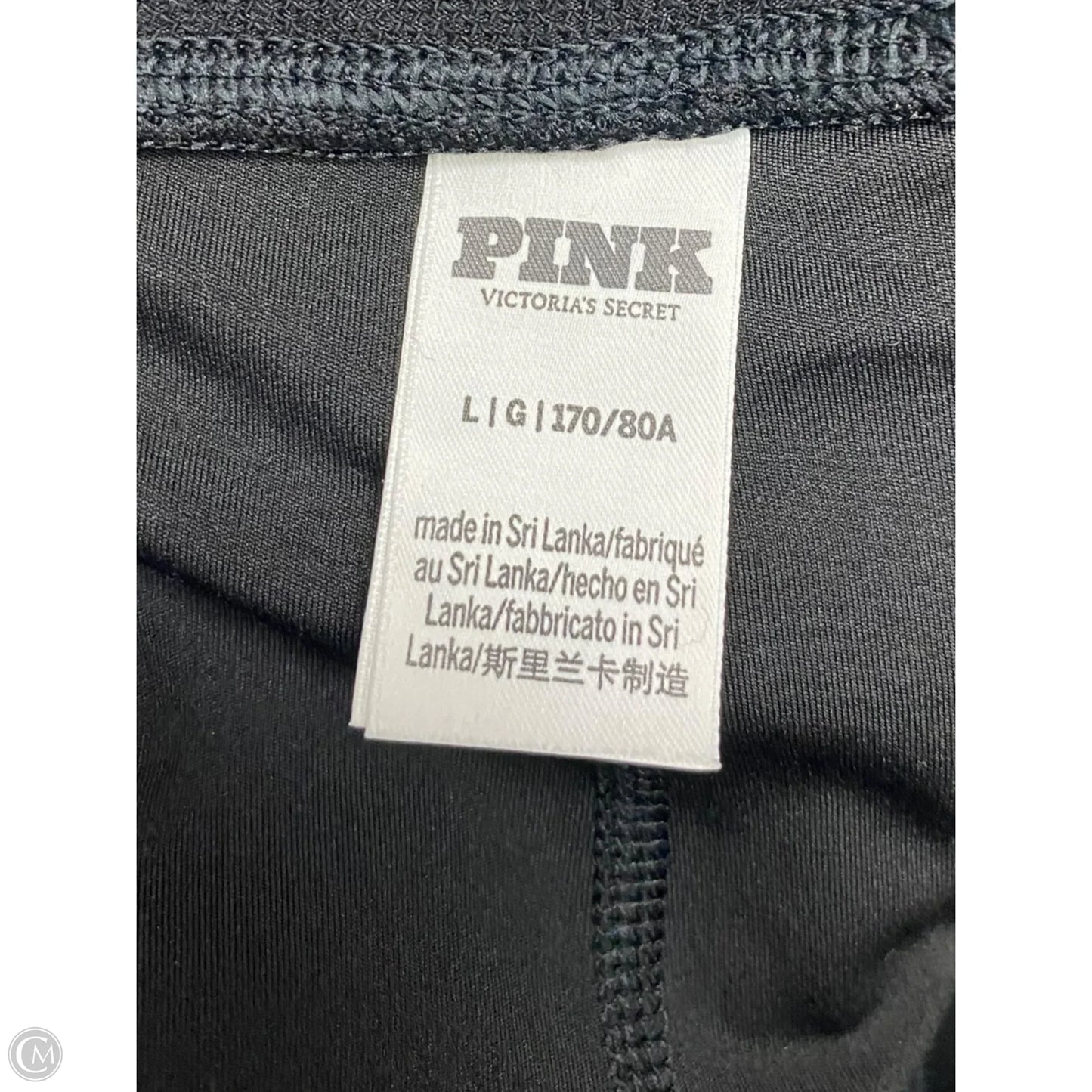 Athletic Skort By Pink In Black, Size: L