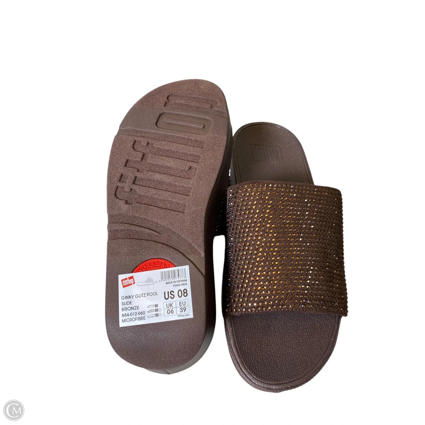 Sandals Heels Platform By Fitflop In Brown, Size: 8