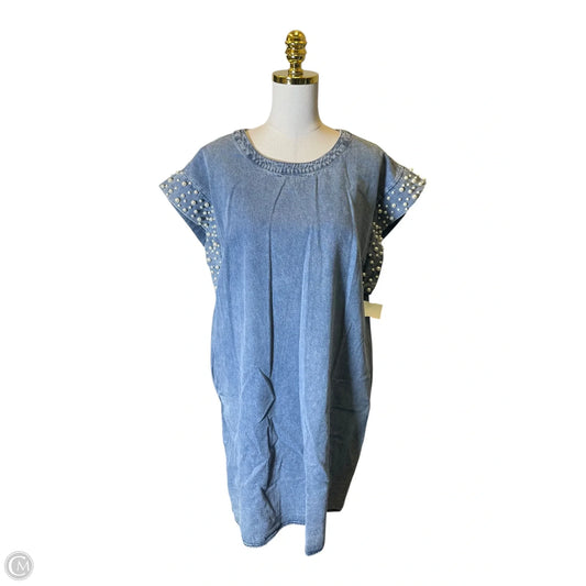 Dress Casual Short By Bibi In Blue, Size: Xl