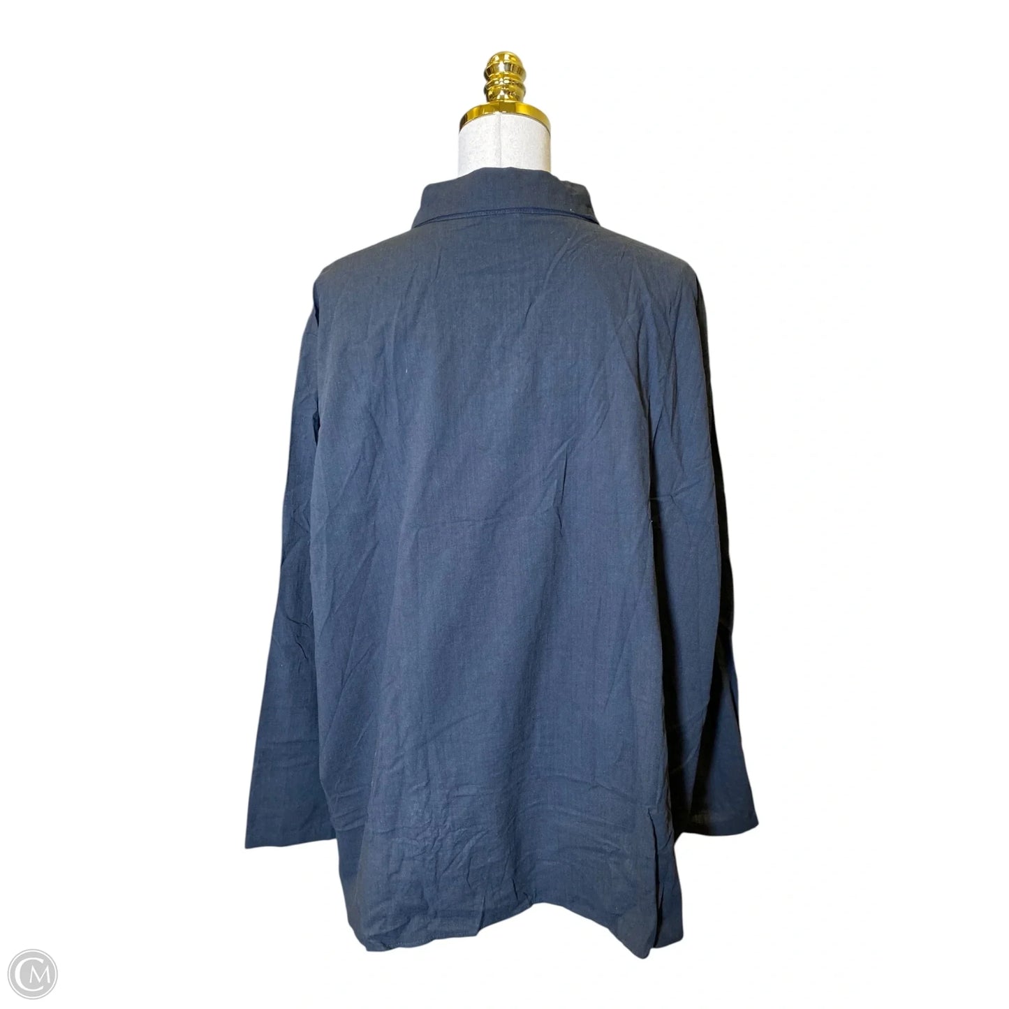 Top 2pc Long Sleeve By Clothes Mentor In Black, Size: 22