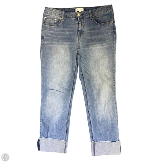Jeans Straight By 1822 Denim In Blue, Size: 14