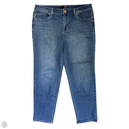 Jeans Straight By 1822 Denim In Blue, Size: 16