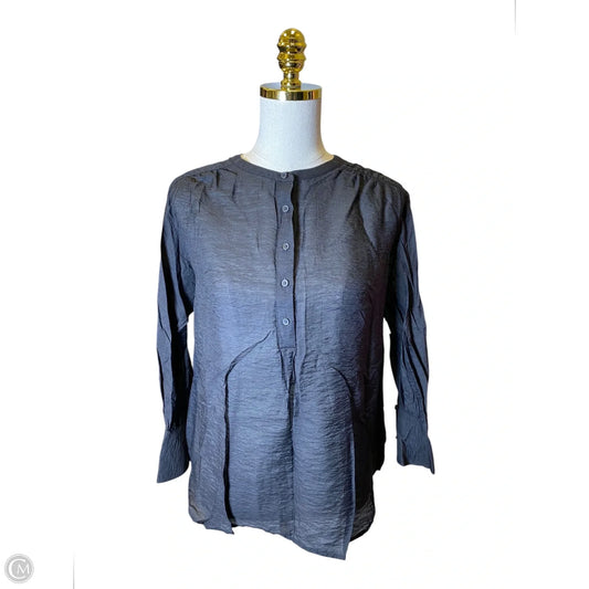 Top Long Sleeve By Express In Black, Size: Xs