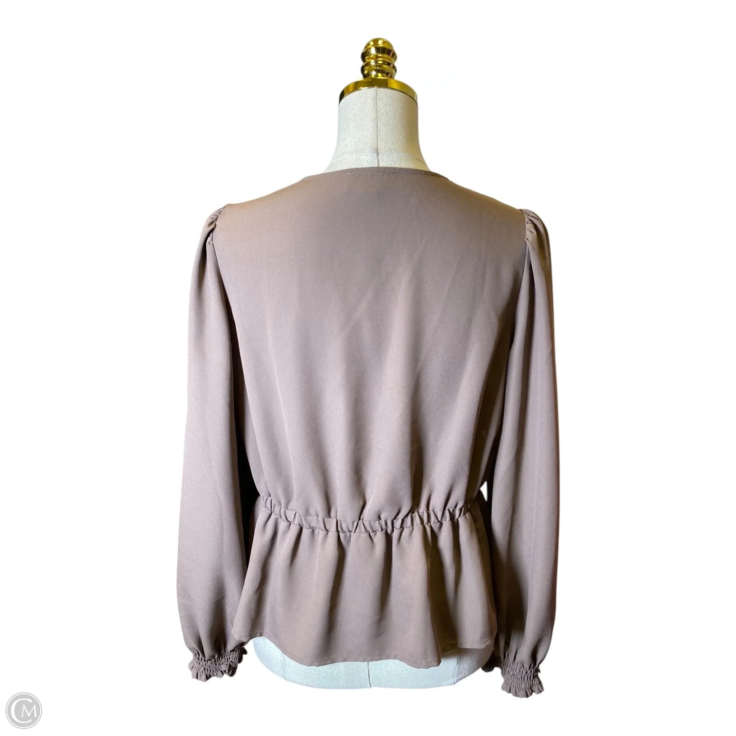 Top Long Sleeve By Loft In Brown, Size: M