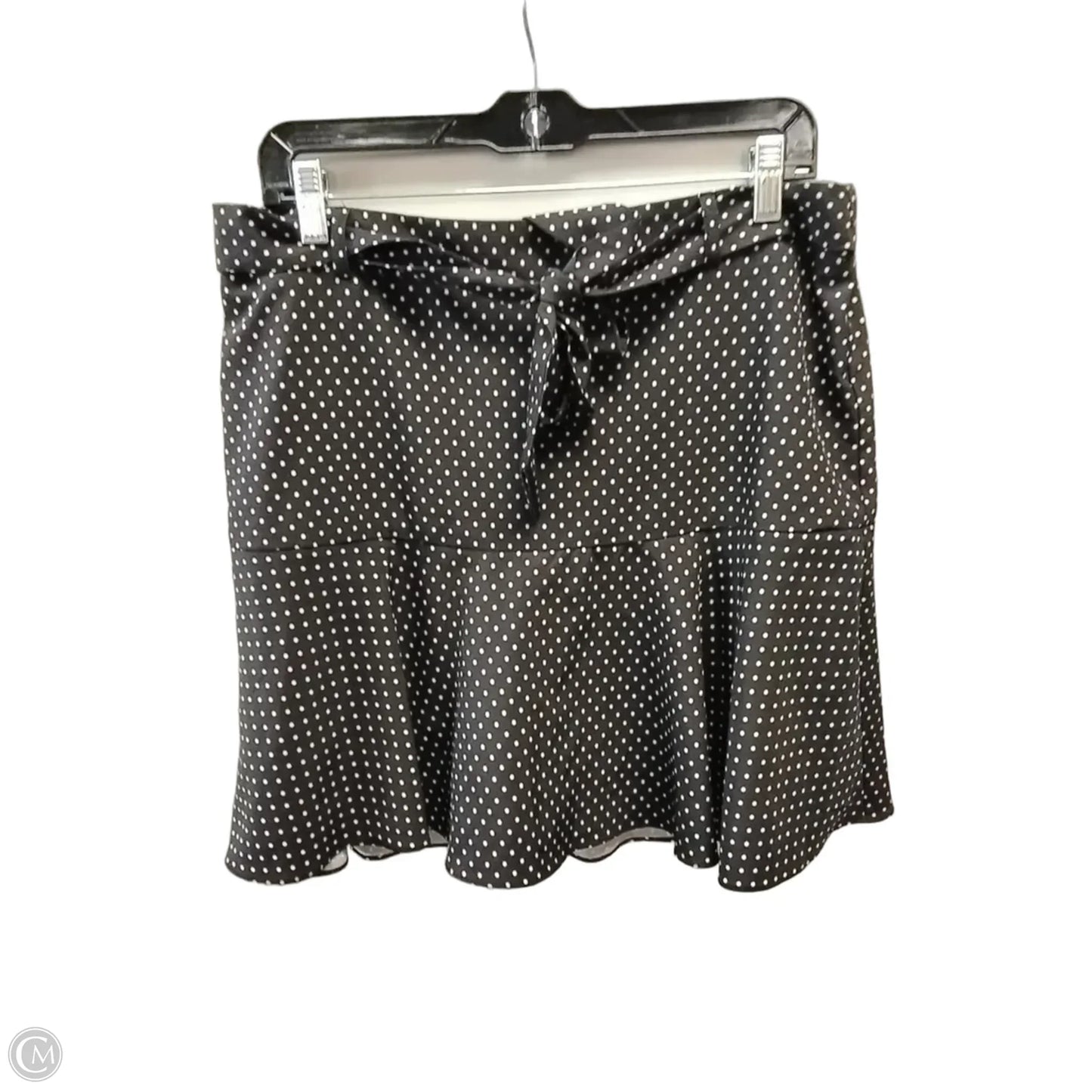 Skirt Mini & Short By Soho Apparel In Polkadot Pattern, Size: L