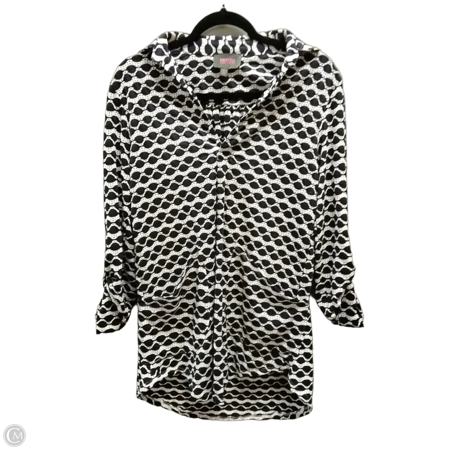 Dress Casual Short By For Cynthia In Blue & White, Size: S