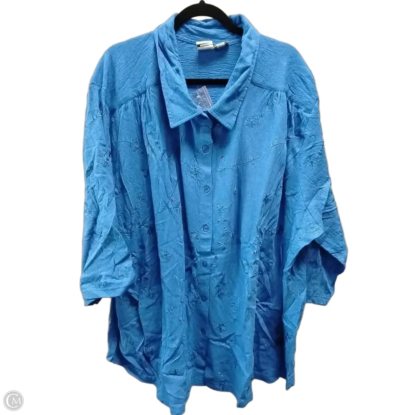 Top Long Sleeve By Clothes Mentor In Blue, Size: 5