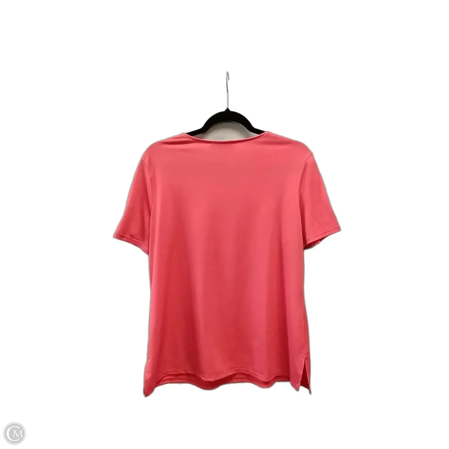 Blouse Short Sleeve By Michael By Michael Kors In Orange, Size: L
