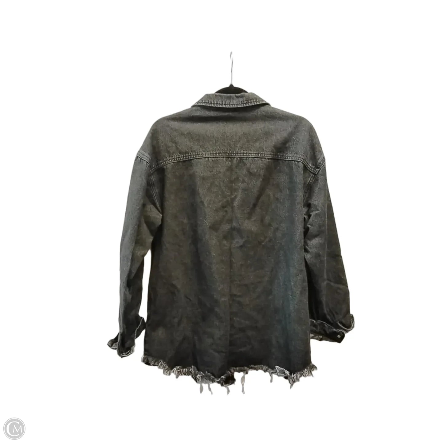 Jacket Other By Clothes Mentor In Black Denim, Size: Xlarge