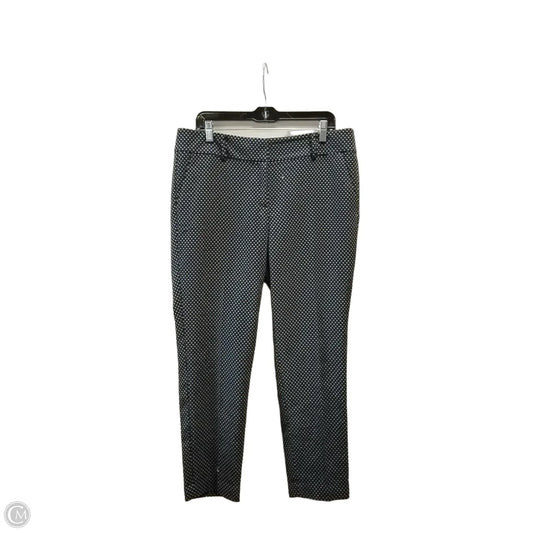 Pants Cropped By Ann Taylor In Geometric Pattern, Size: 12