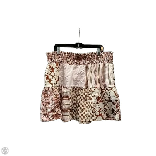 Skirt Mini & Short By Universal Thread In Multi-colored, Size: 2x