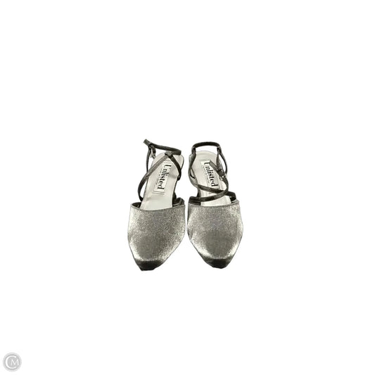 Shoes Heels Kitten By Unlisted In Silver, Size: 7.5