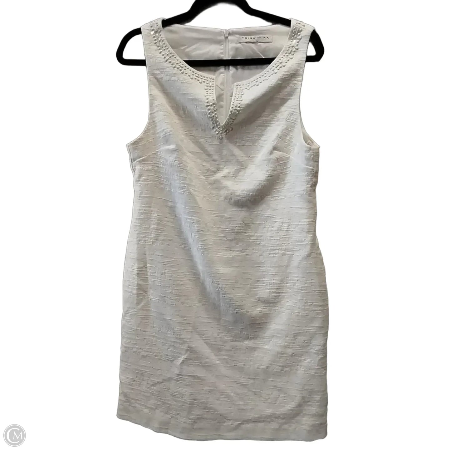 Dress Casual Midi By Trina Turk In White, Size: 12