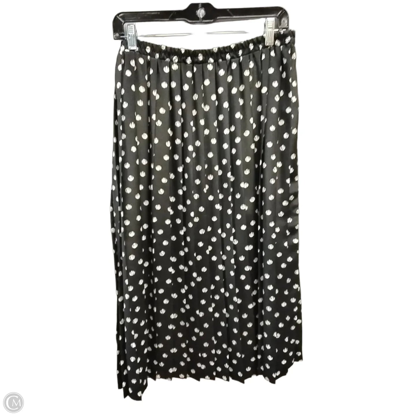 Skort 2pc Set By Leslie Fay In Black & Cream, Size: 18