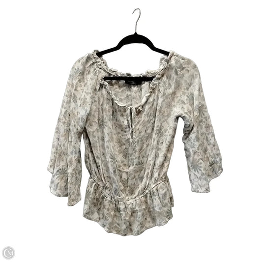 Blouse 3/4 Sleeve By Blue B In Floral Print, Size: S