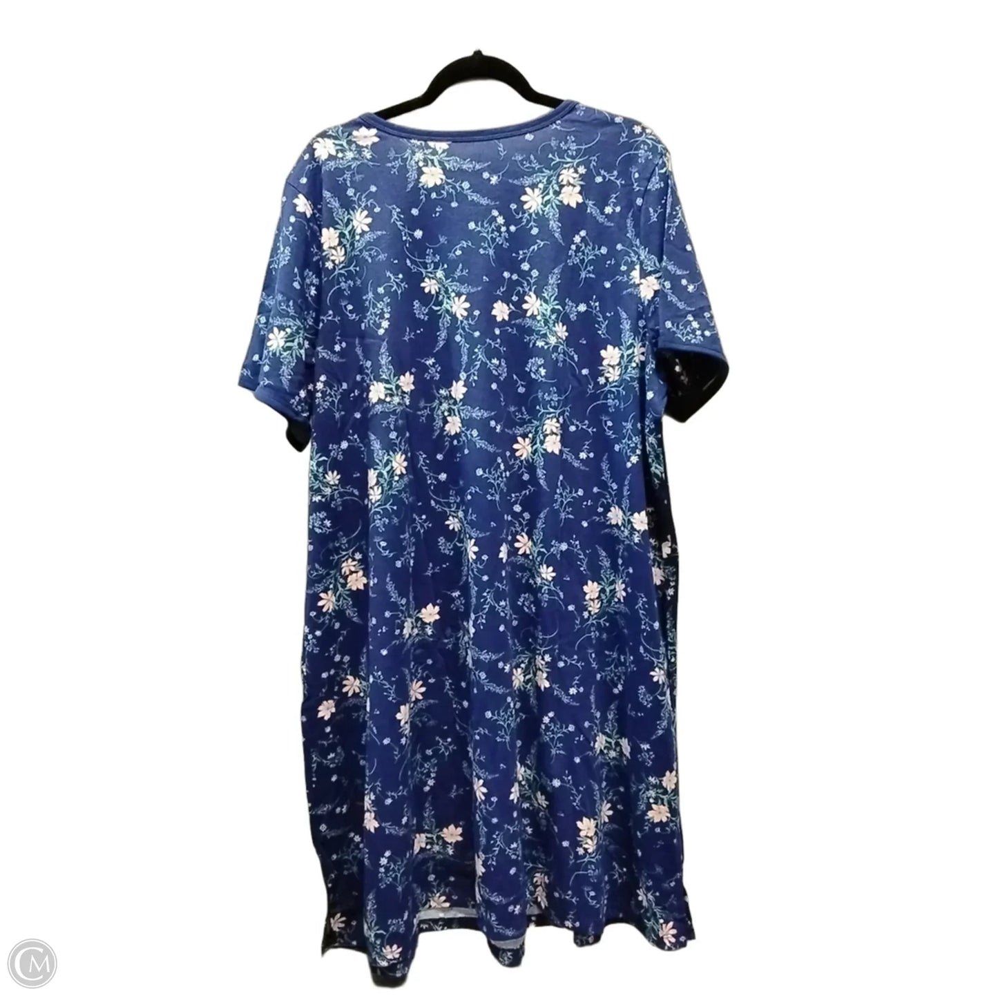 Top Short Sleeve By Charter Club In Floral Print, Size: 3x