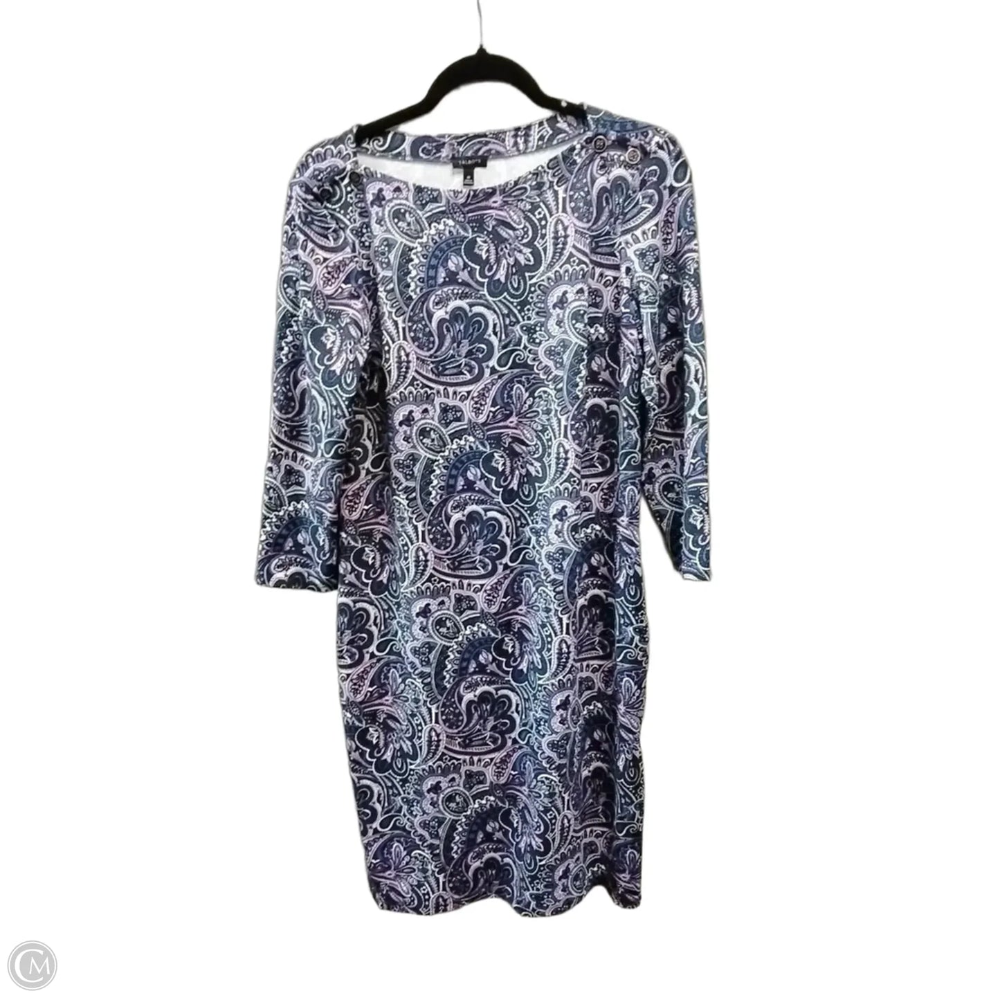 Blouse 3/4 Sleeve By Talbots In Paisley Print, Size: M