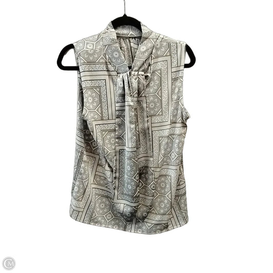 Blouse Sleeveless By Ann Taylor In Multi-colored, Size: M