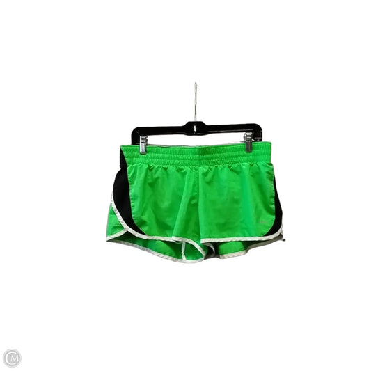 Athletic Shorts By Nike In Blue & Green, Size: L