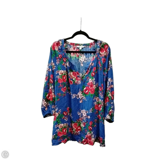 Blouse Long Sleeve By The Pioneer Woman In Floral Print, Size: Xxxl
