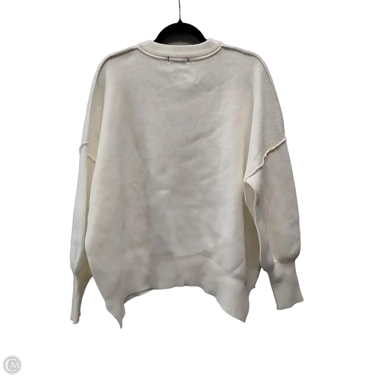 Sweater By Clothes Mentor In White, Size: S