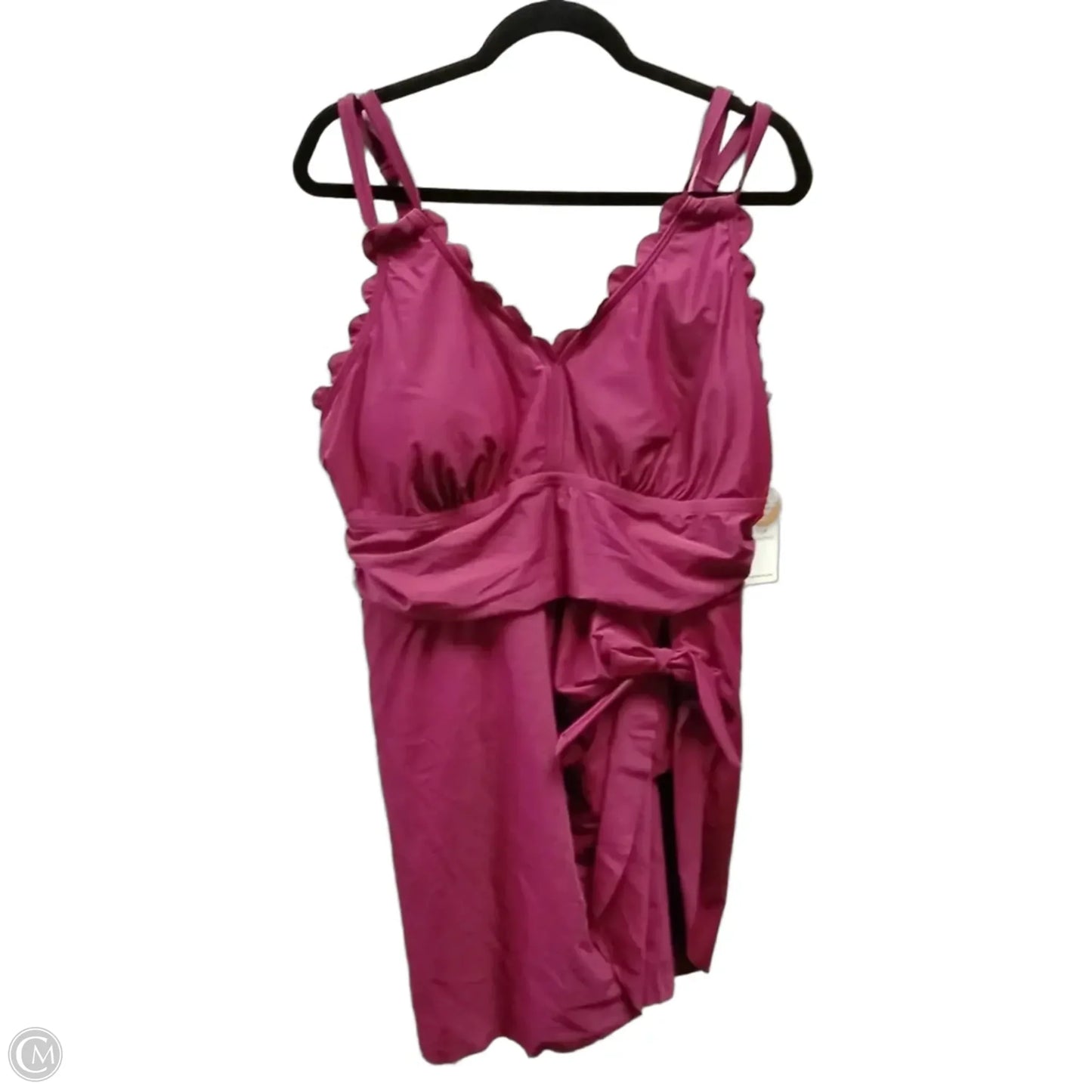 Swimsuit By Clothes Mentor In Purple, Size: 3x