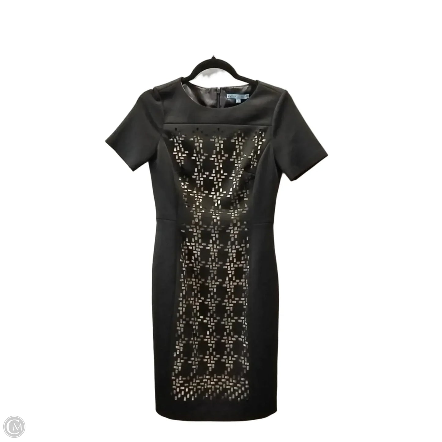 Dress Casual Short By Antonio Melani In Black & Cream, Size: 2