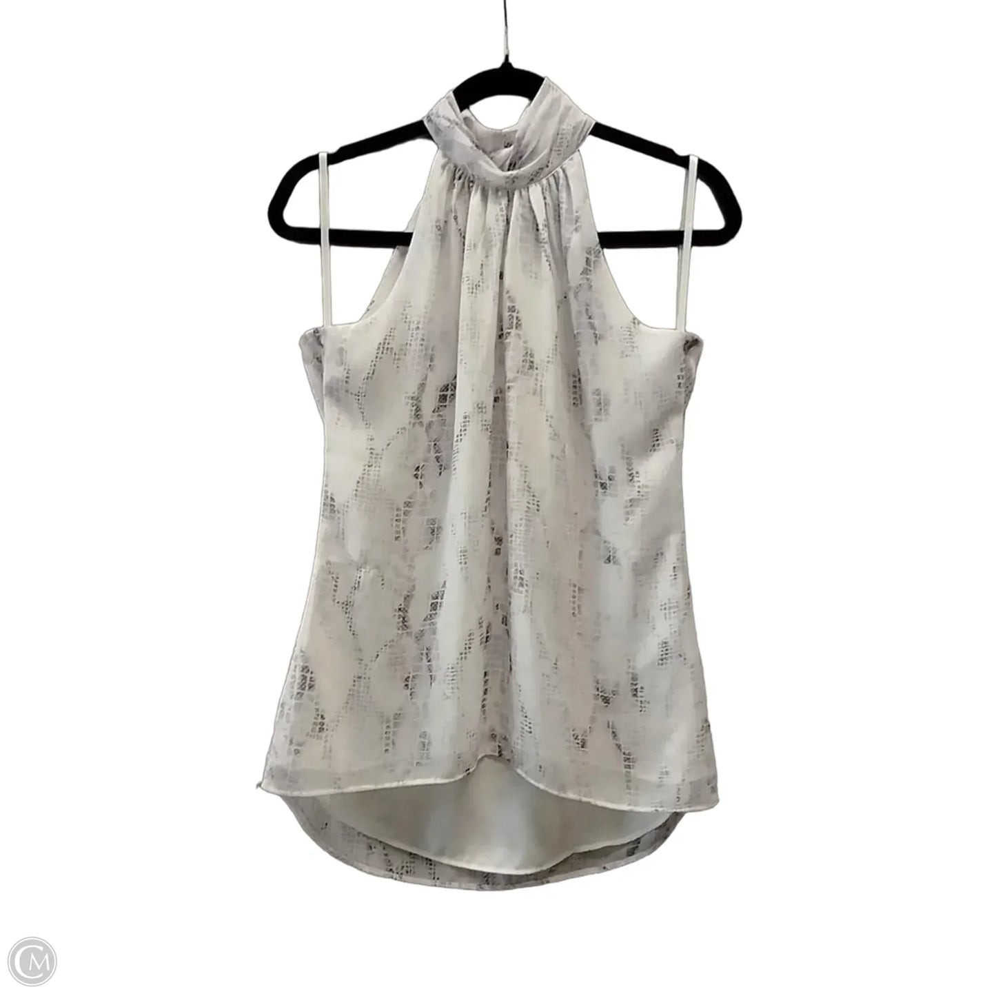 Top Sleeveless By White House Black Market In Purple & White, Size: Xs