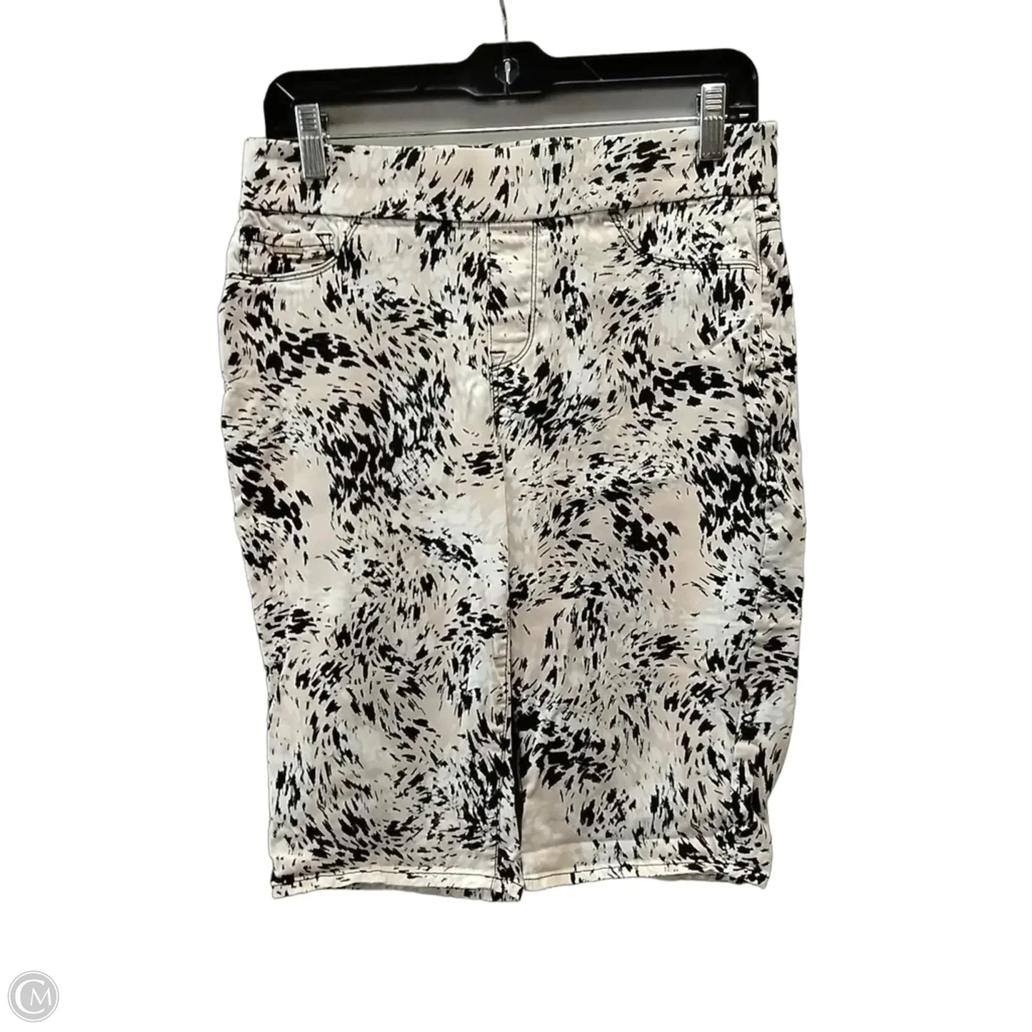 Shorts By Nine West In Black & Cream, Size: 8