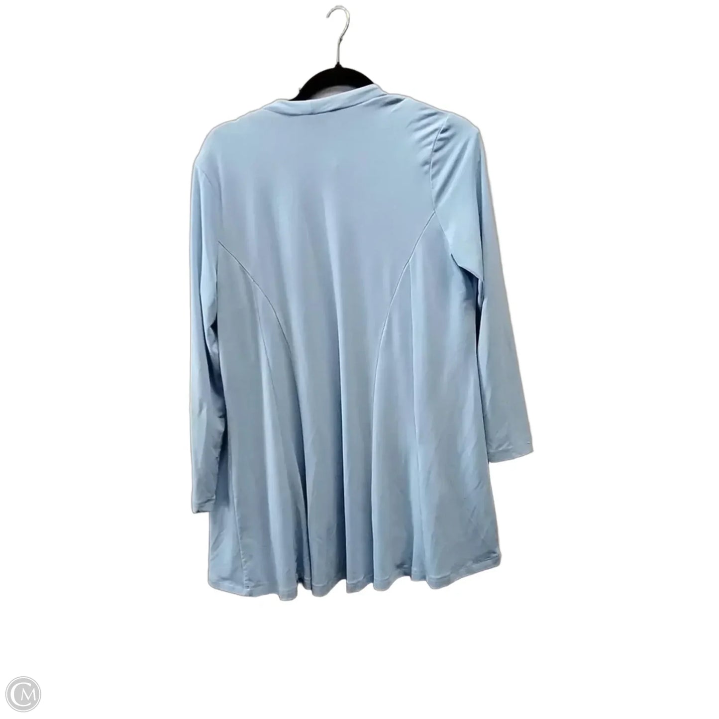 Top 2pc Sleeveless By Kasper In Blue, Size: L