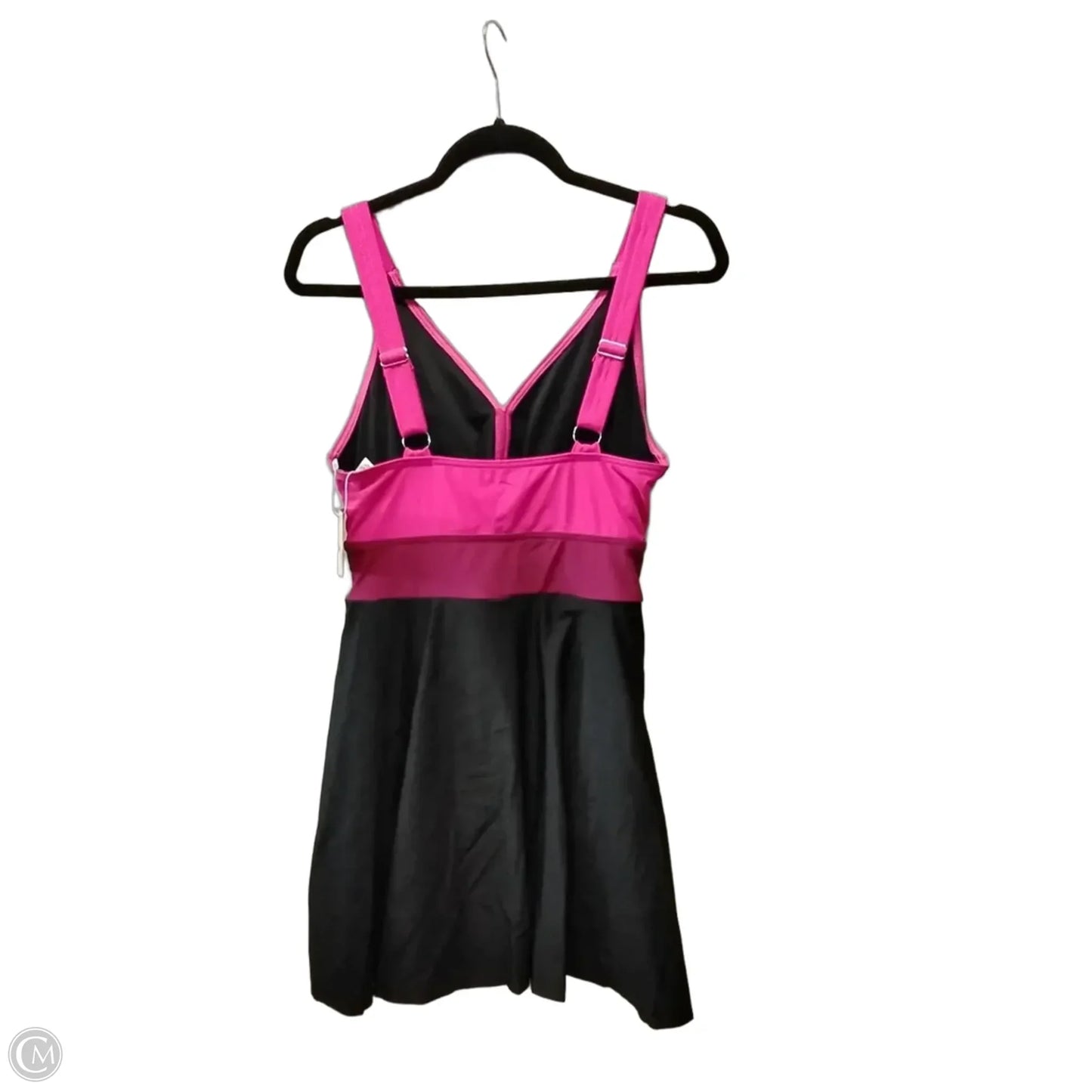 Swimsuit By Bloomchic In Black & Pink, Size: Xl