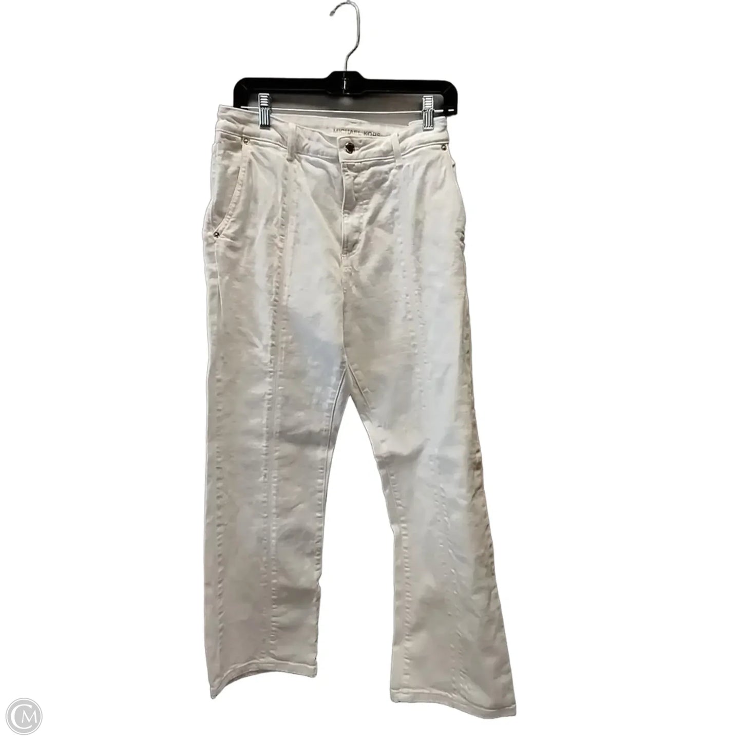 Jeans Designer By Michael Kors In White, Size: 14