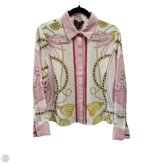 Blouse Long Sleeve By Rachel Roy In Multi-colored, Size: S