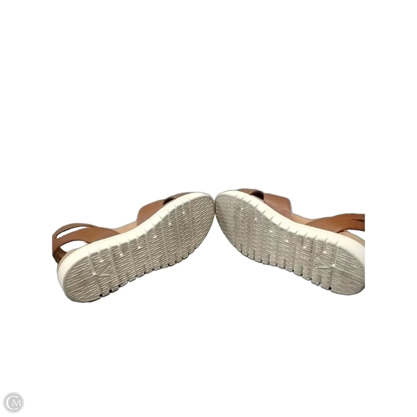 Sandals Flats By Vionic In Brown, Size: 10