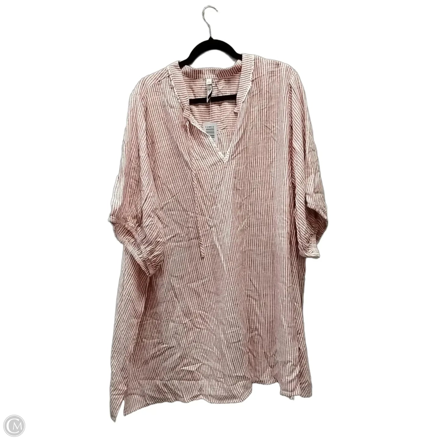 Dress Casual Midi By Torrid In Striped Pattern, Size: 5